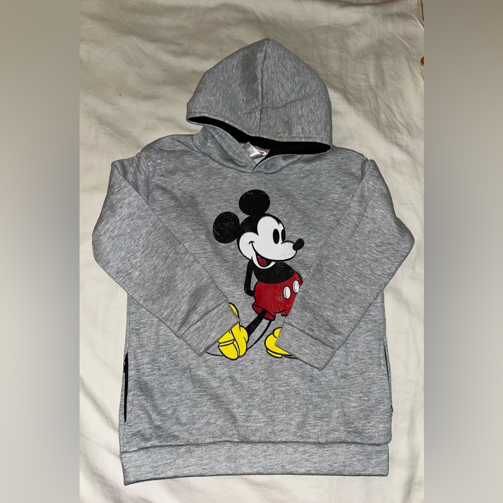 Disney Mickey Mouse Gray Hoodie for Kids